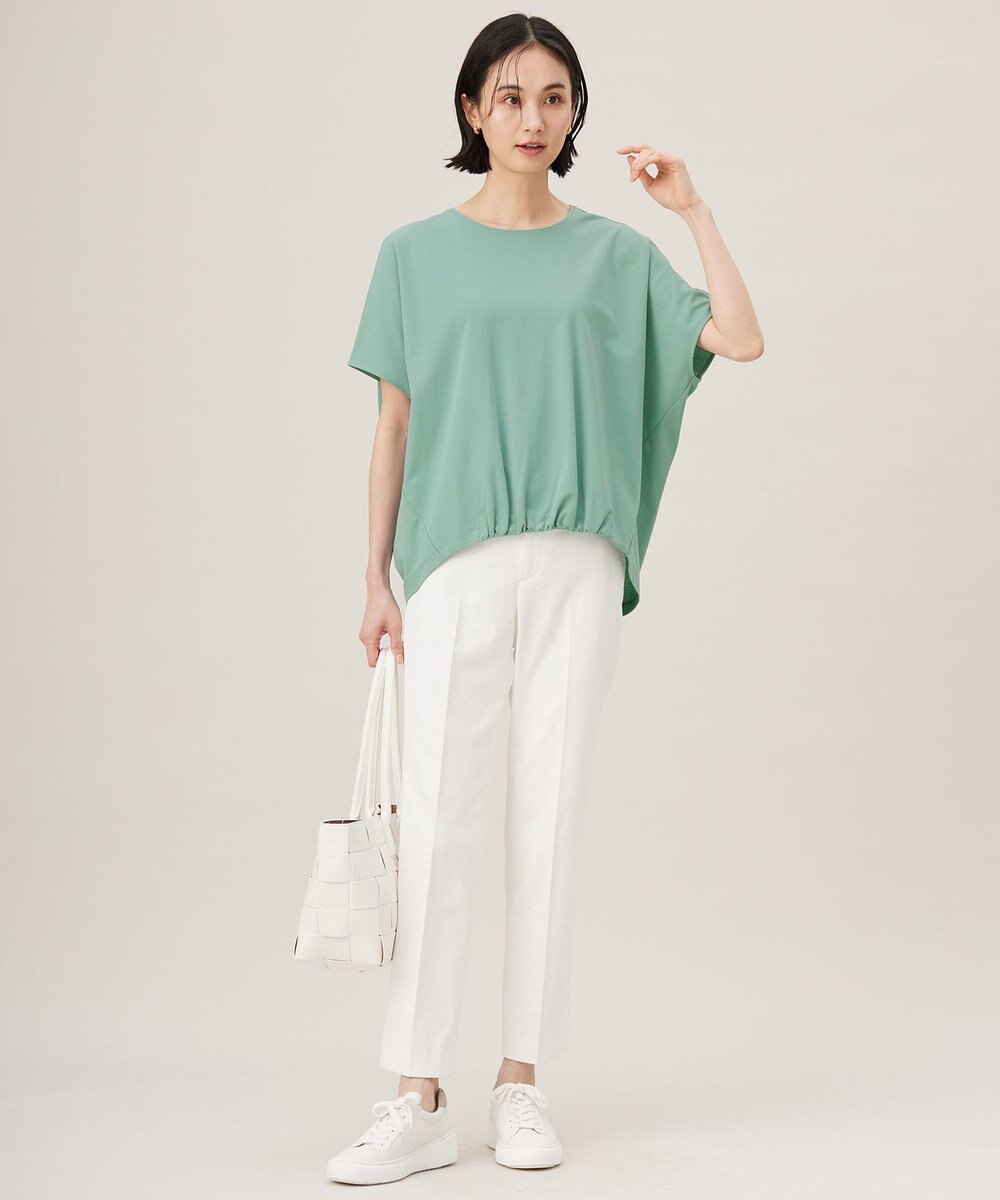 自由区 S 【接触冷感・UVカット・吸水速乾・抗菌防臭・洗える】ハイカウントフォルム Tシャツ 