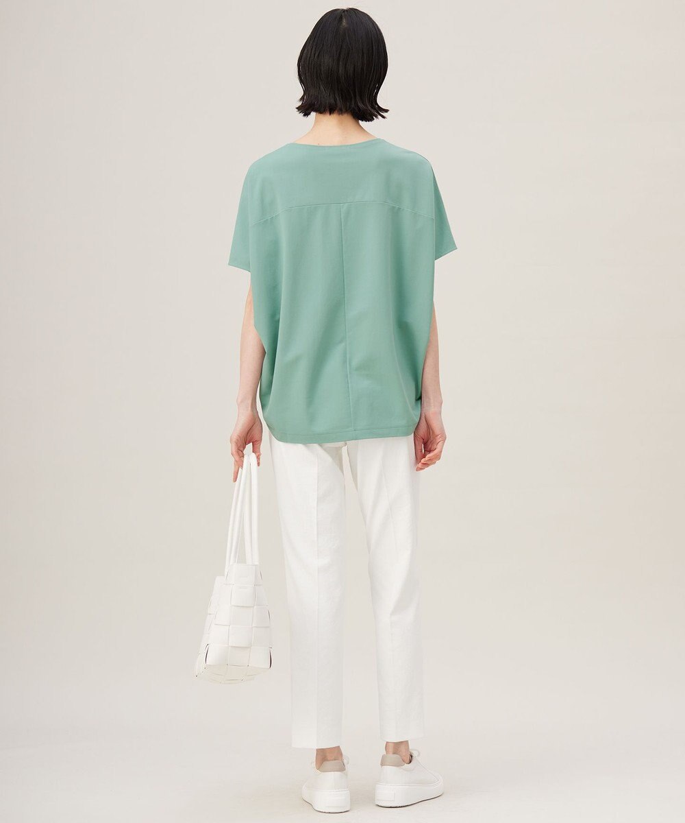 自由区 S 【接触冷感・UVカット・吸水速乾・抗菌防臭・洗える】ハイカウントフォルム Tシャツ 