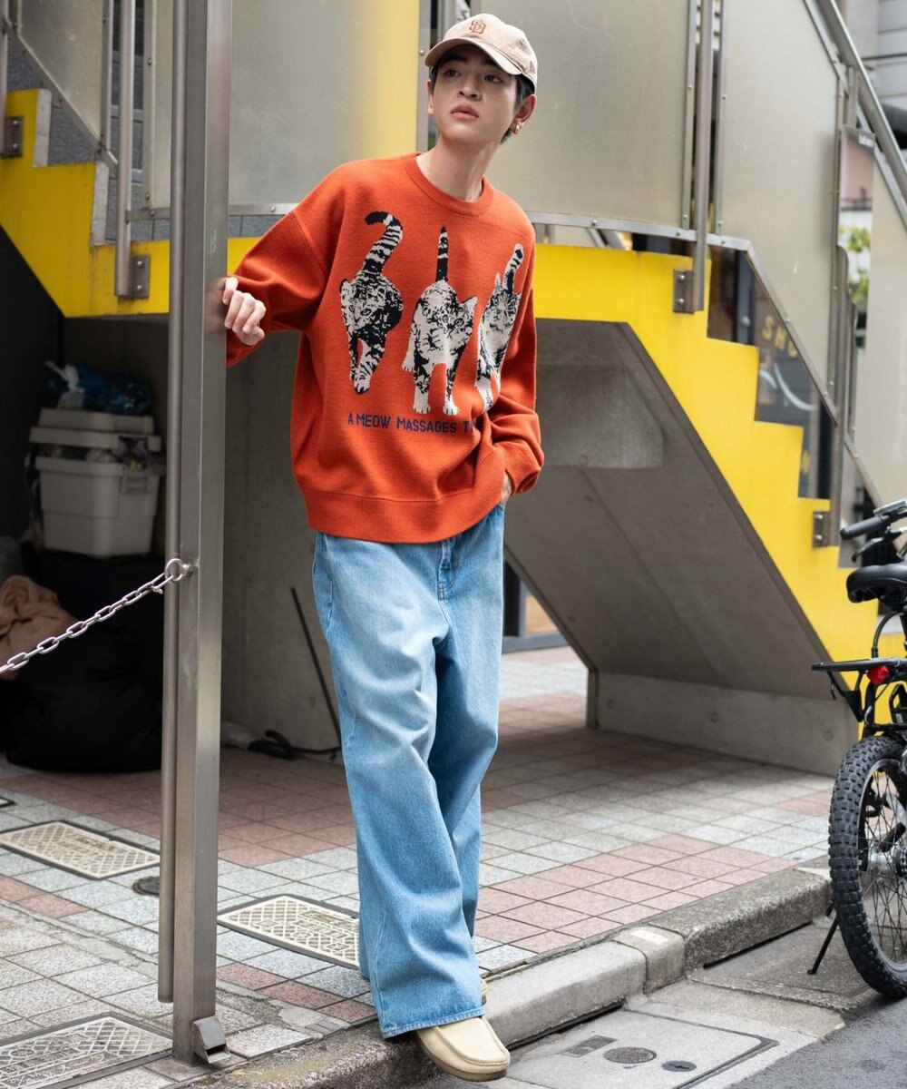 WEGO アニマルジャガードニットプルオーバー 