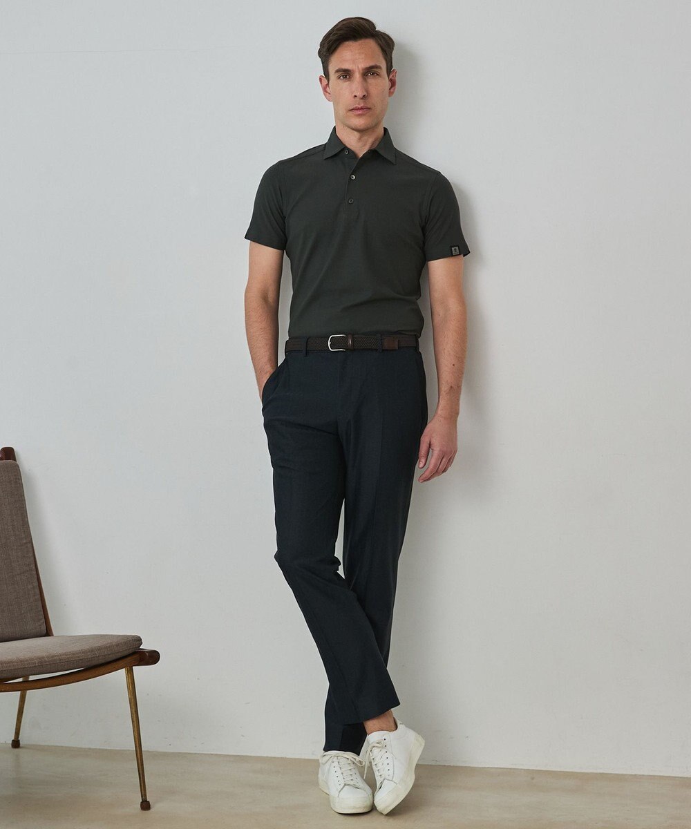 GOTAIRIKU 3年連続売上NO1/キングサイズ登場【仕事で着られる】キレイめ 鹿の子 BIZ ポロシャツ 