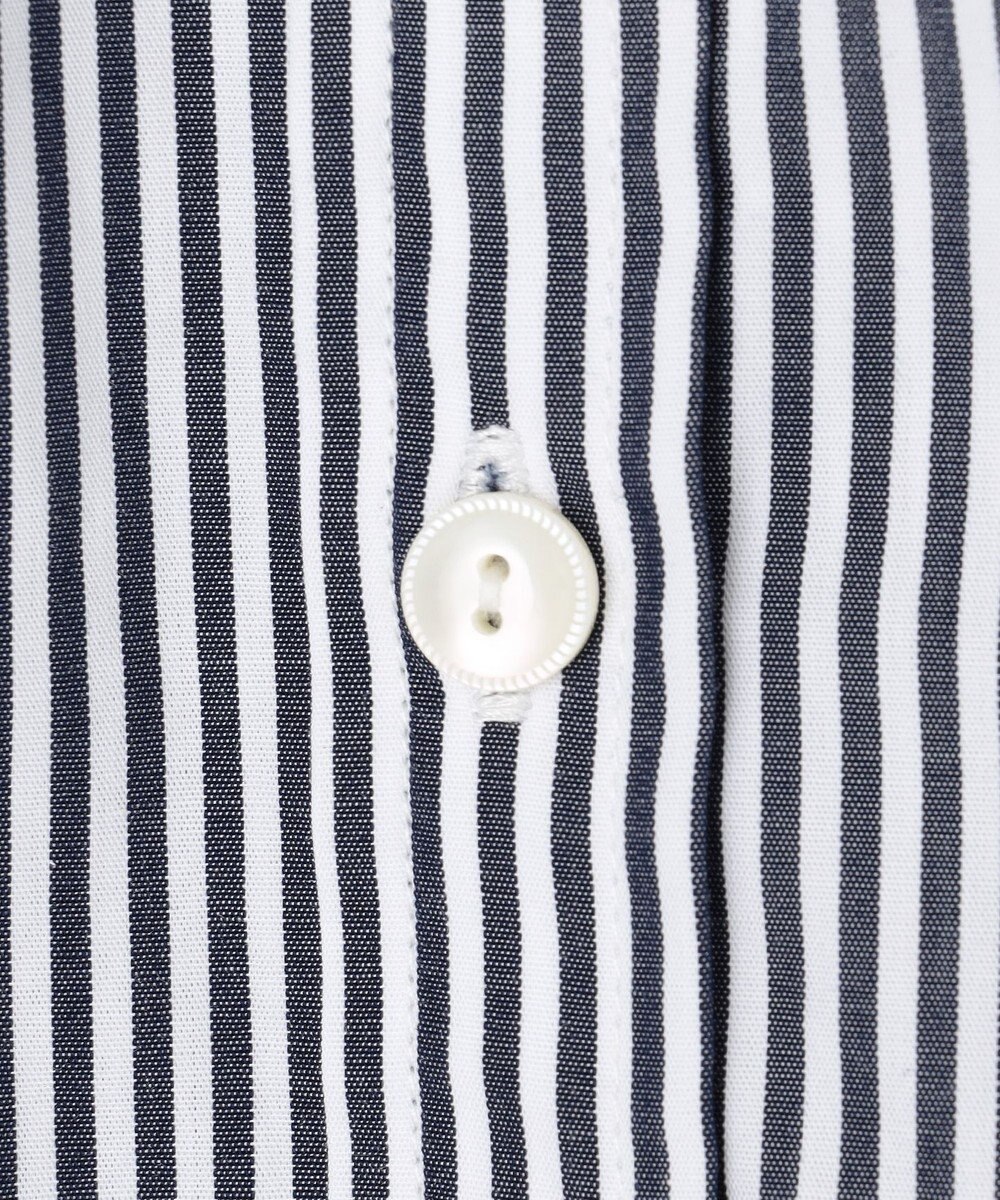 J.PRESS YORK STREET 【WOMEN】キャップスリーブ ストライプブラウス 