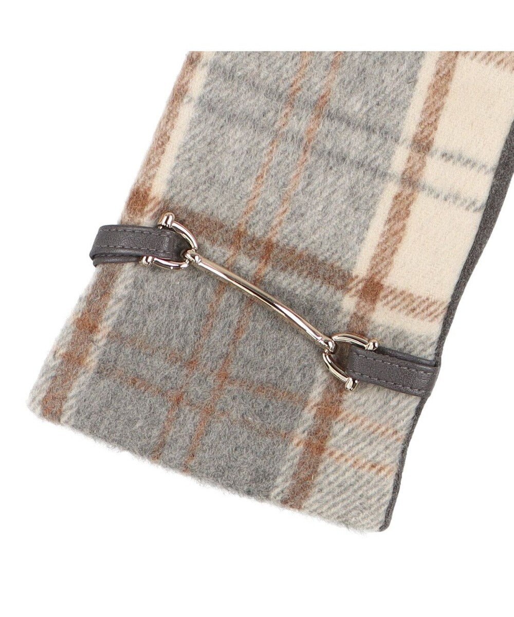 UNBILLION カシュネ cache nez / ビット金具付きチェック手袋 