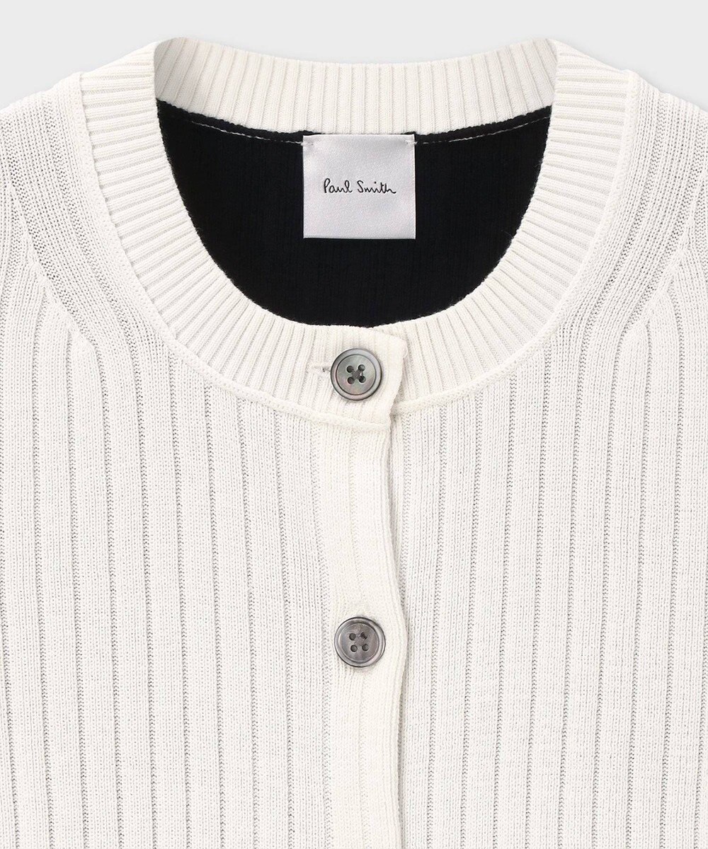 Paul Smith バイカラー スリット カーディガン 