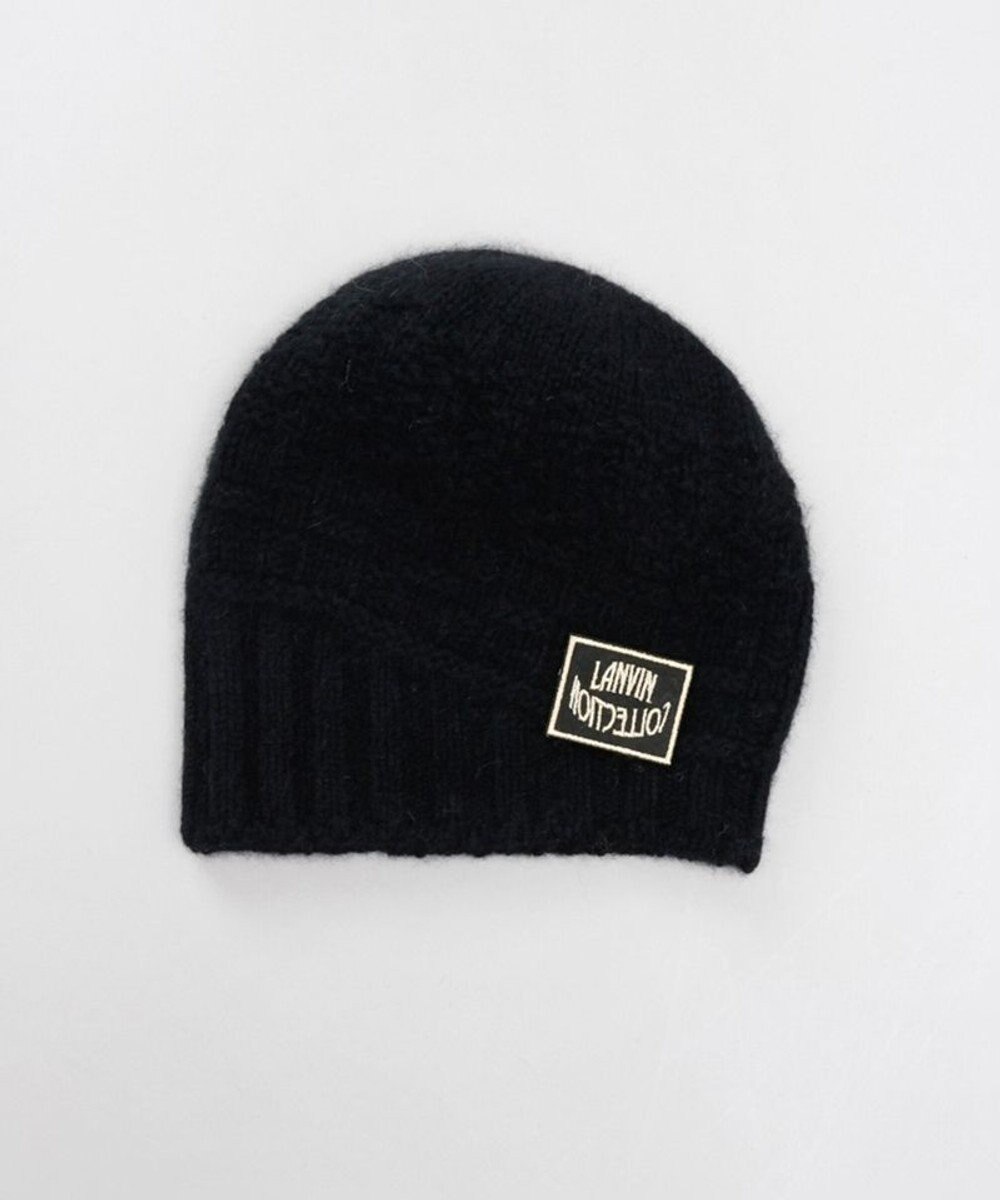 AURORA 【 LANVIN COLLECTION（ランバン コレクション） 】斜め切り替えニットワッチ 