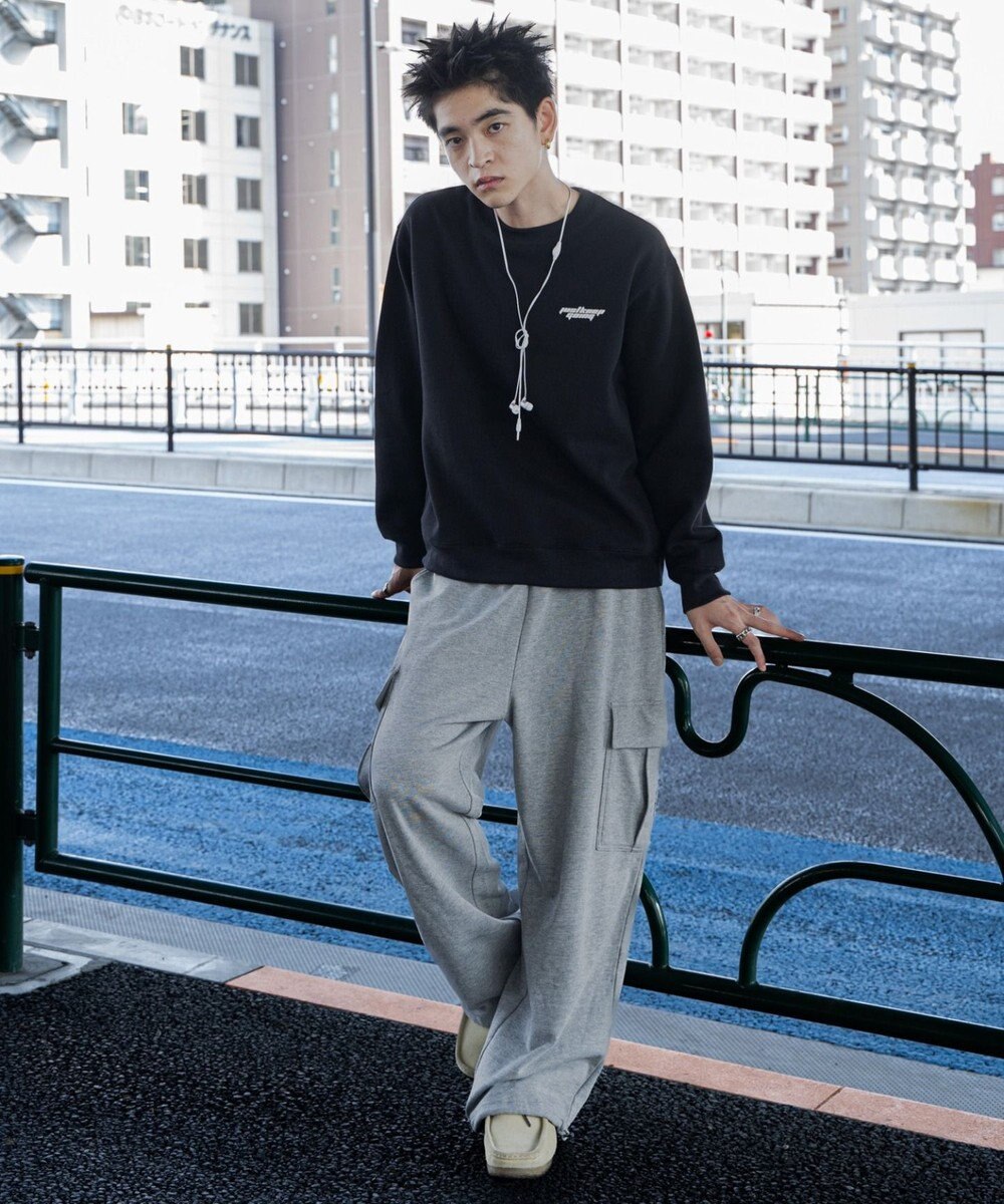 WEGO 【ユニセックス着用ITEM】リラックスフィットグラフィックプルオーバー 