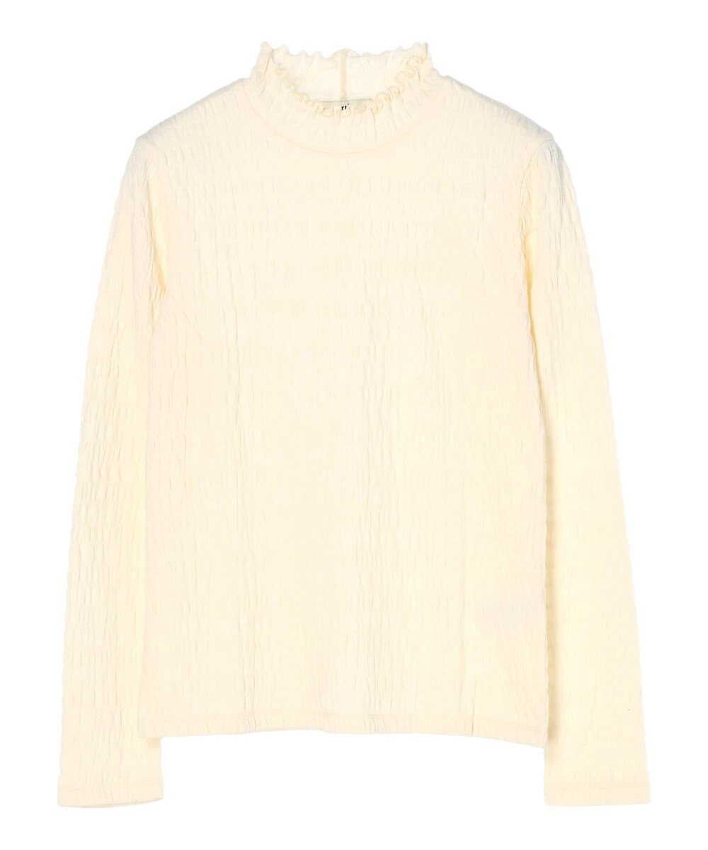 earth music&ecology シャーリングハイネックプルオーバー 