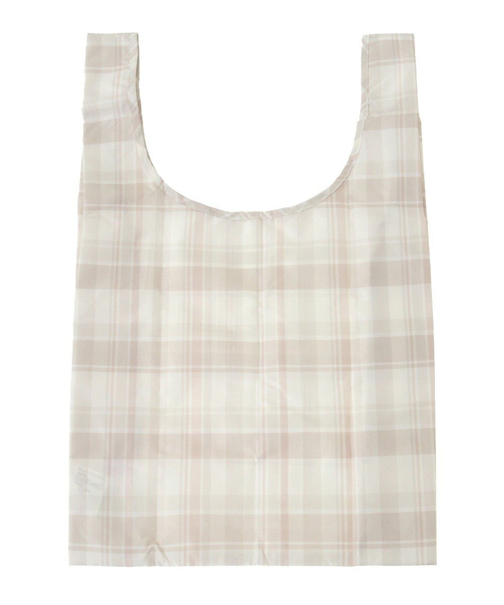 Maison de FLEUR チェックプリントエコバッグ 