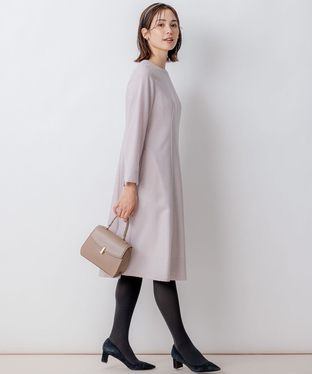 組曲 【WEB限定】ウールジョーゼット フレアワンピース 