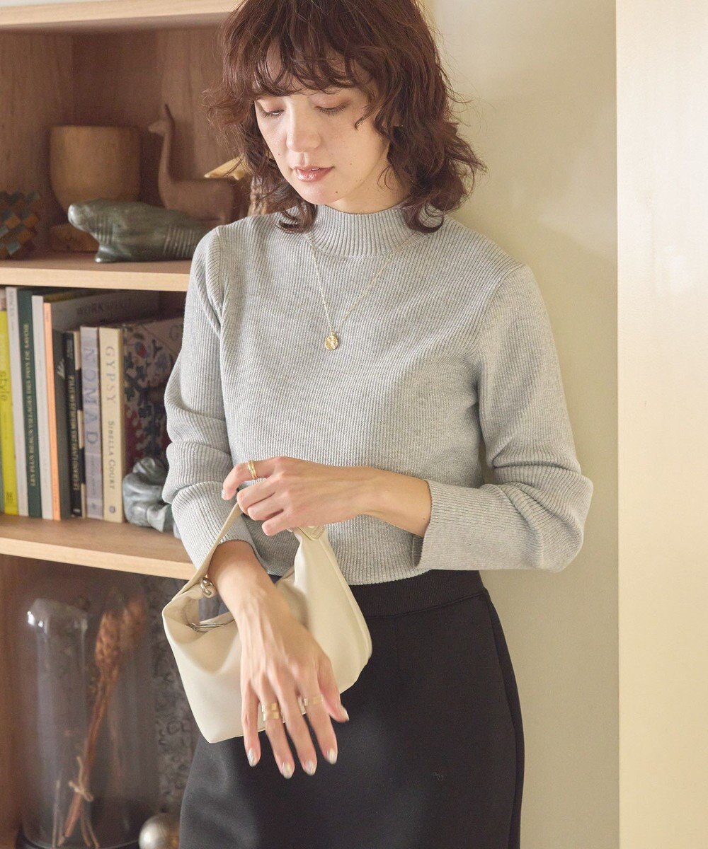 AMERICAN HOLIC ラメ入りリブニットプルオーバー 