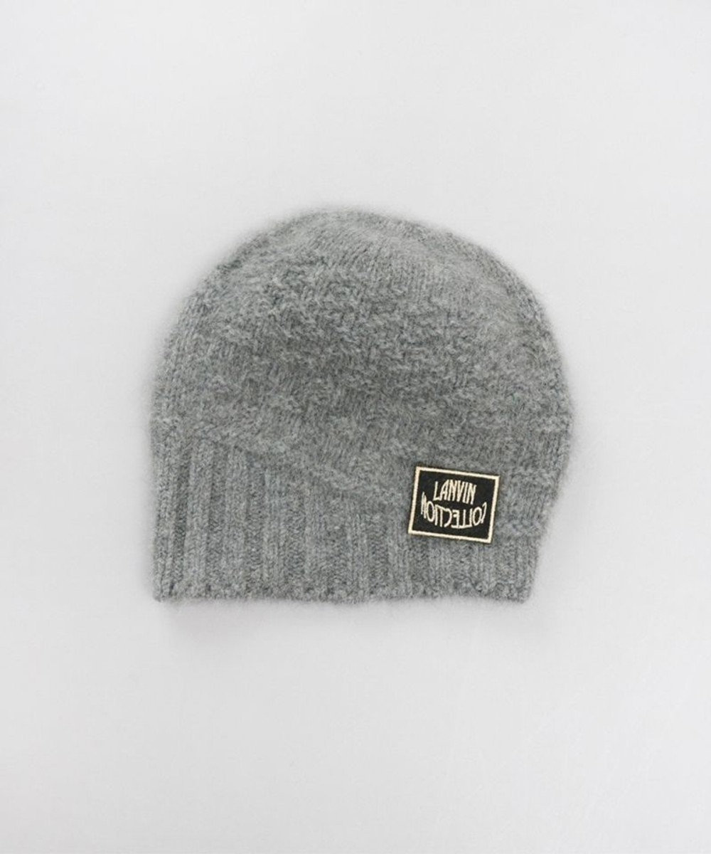 AURORA 【 LANVIN COLLECTION（ランバン コレクション） 】斜め切り替えニットワッチ 