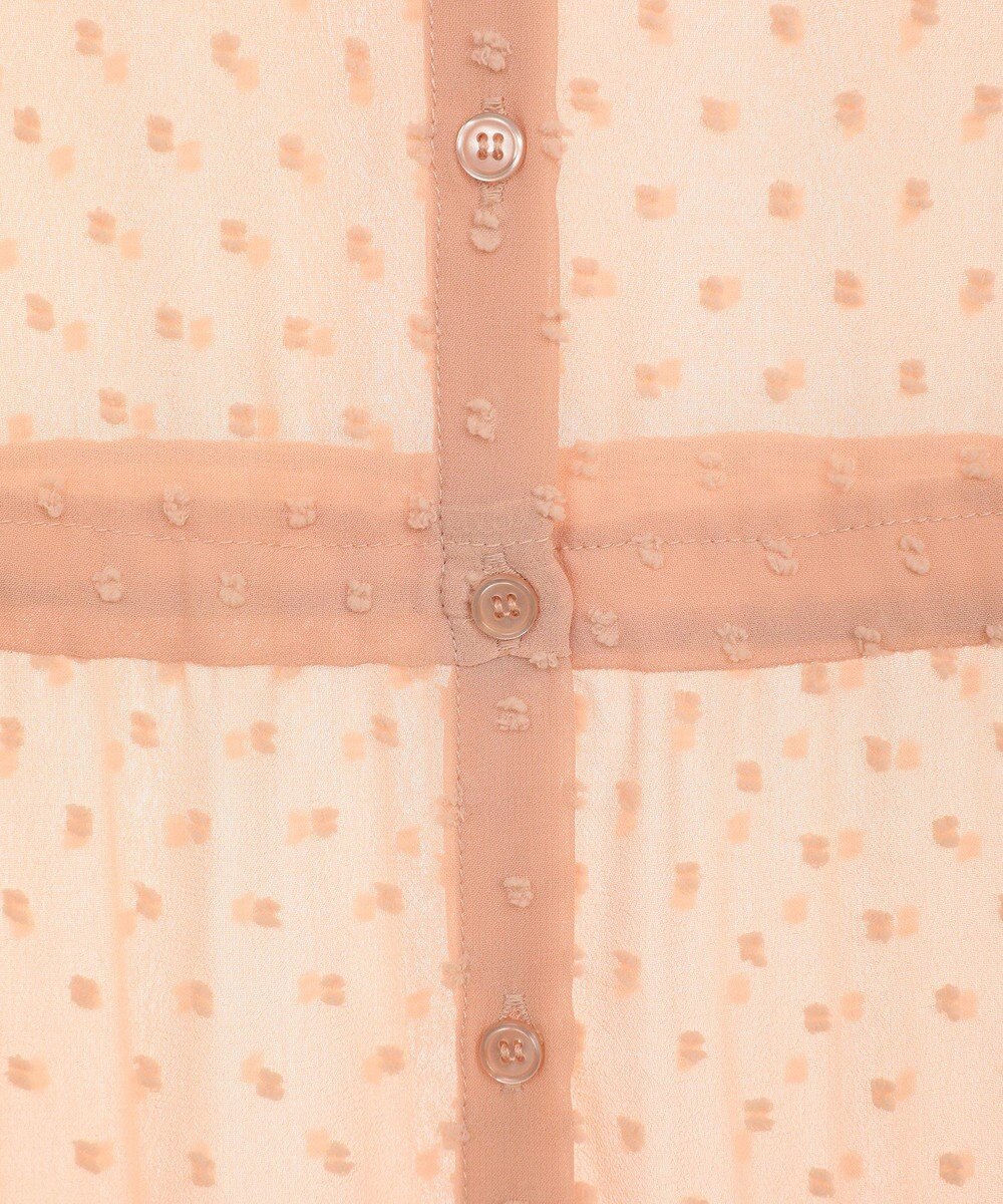 earth music&ecology ドットドビーシアー羽織ワンピース 