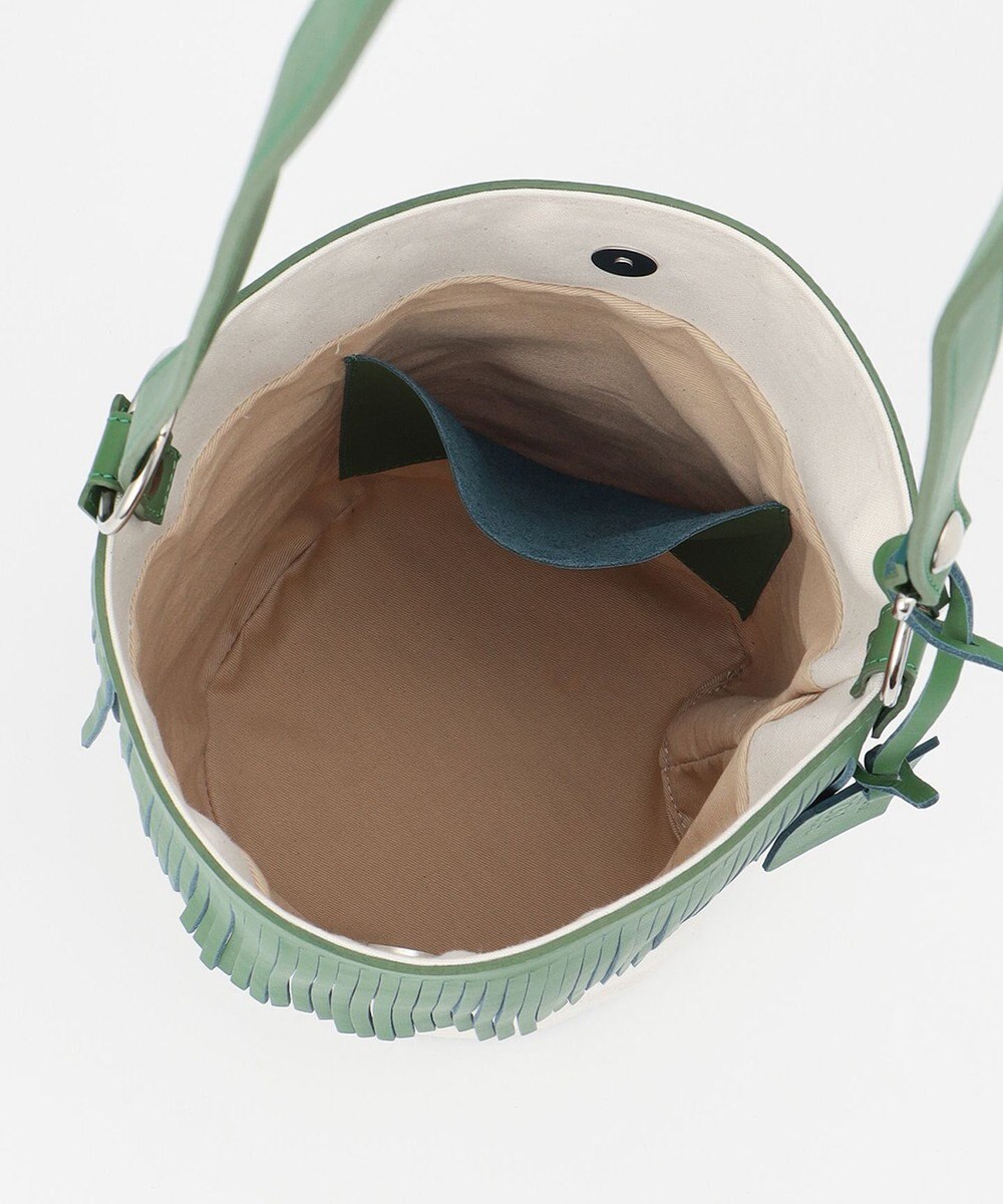 23区 【STORY7月号掲載】MARCO MASI レザーキャンバスコンビ ショルダーバッグ 