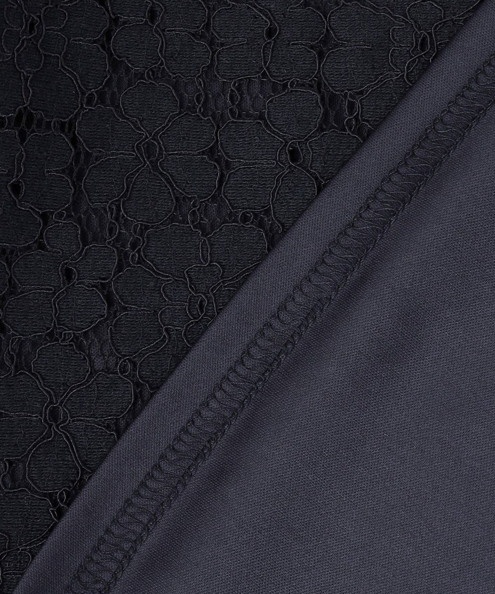 組曲 L 【先行予約・WEB限定】フラワーラッセルレーススタンド襟 ブラウス 