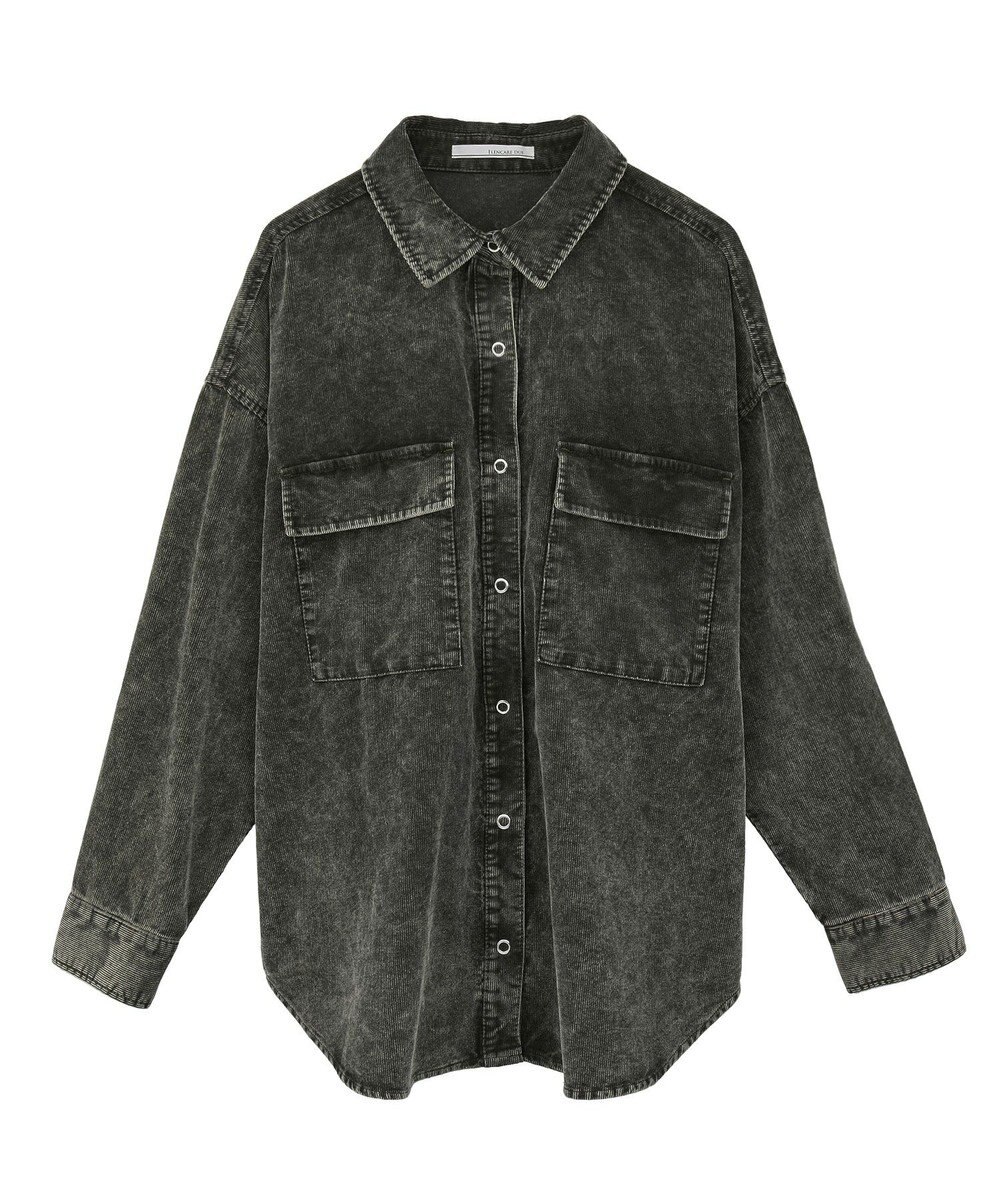 Green Parks ・ＥＬＥＮＣＡＲＥ　ＤＵＥ　ケミカルコーデュロイシャツ 