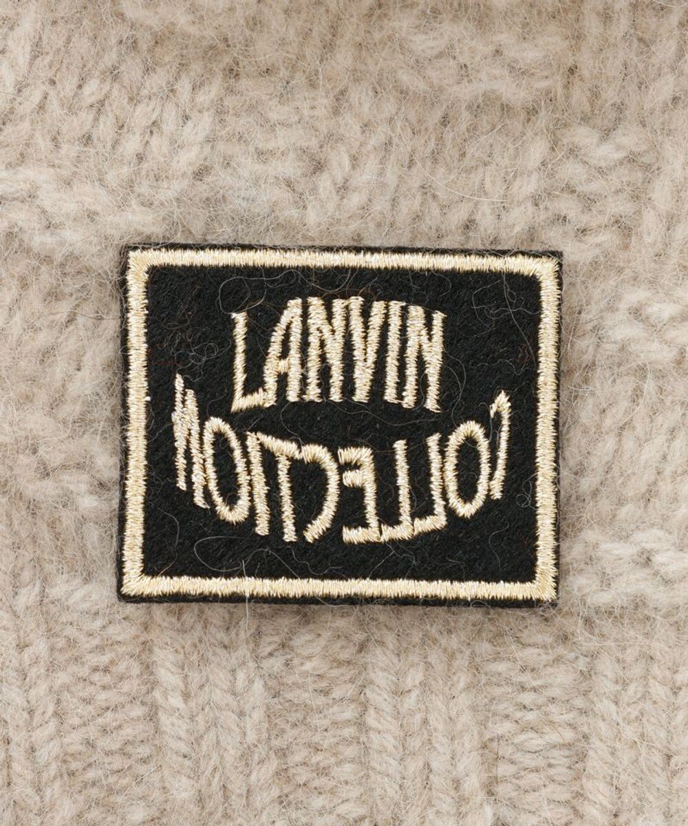 AURORA 【 LANVIN COLLECTION（ランバン コレクション） 】斜め切り替えニットワッチ 