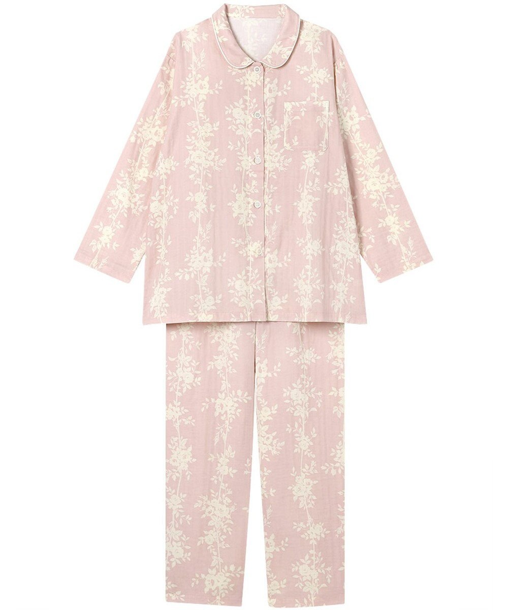 Wing パジャマ 長袖 長ズボン 綿100%(本体) レディース EP7041 ウイング／ワコール 