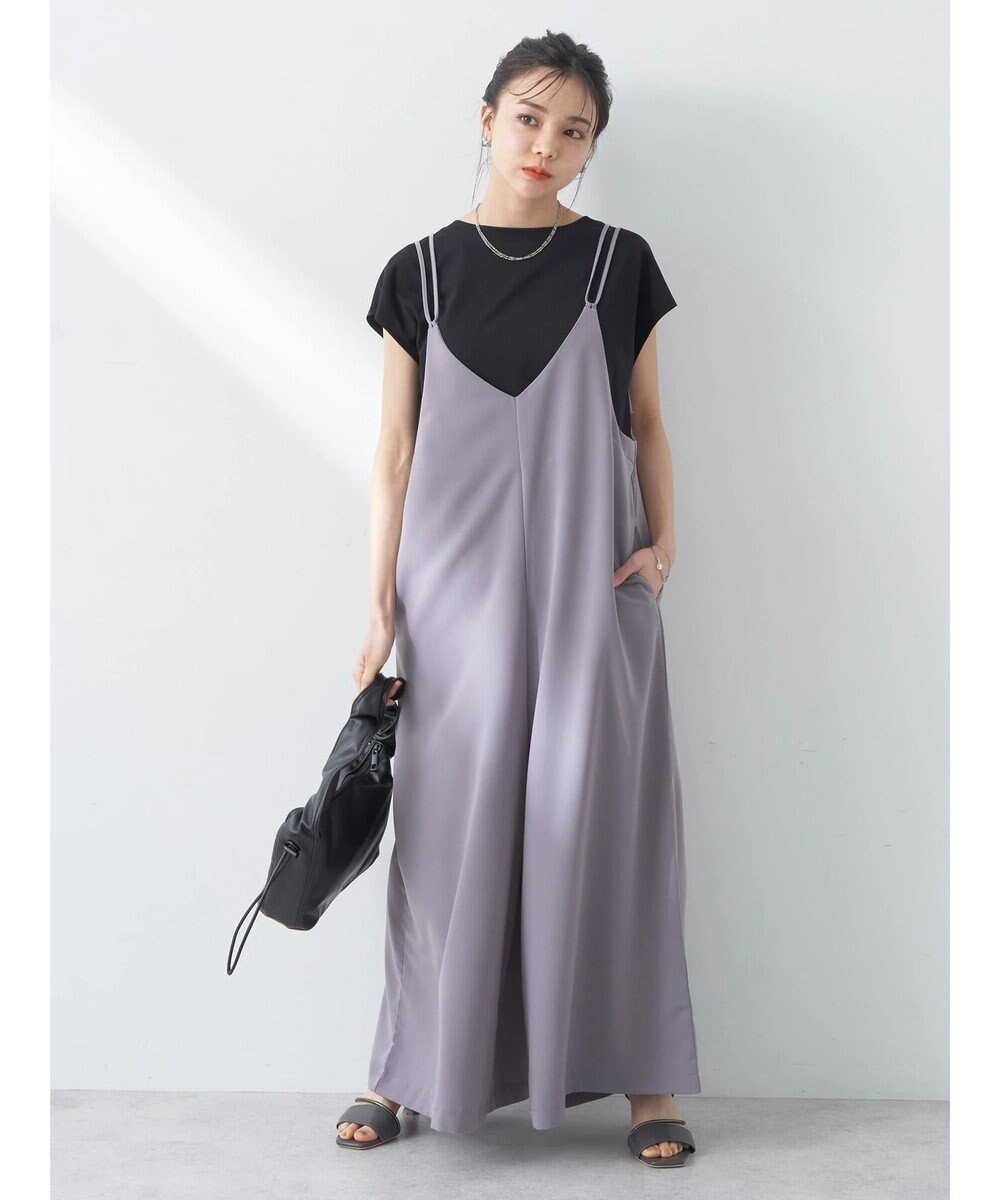 earth music&ecology リボンコンビネゾン 