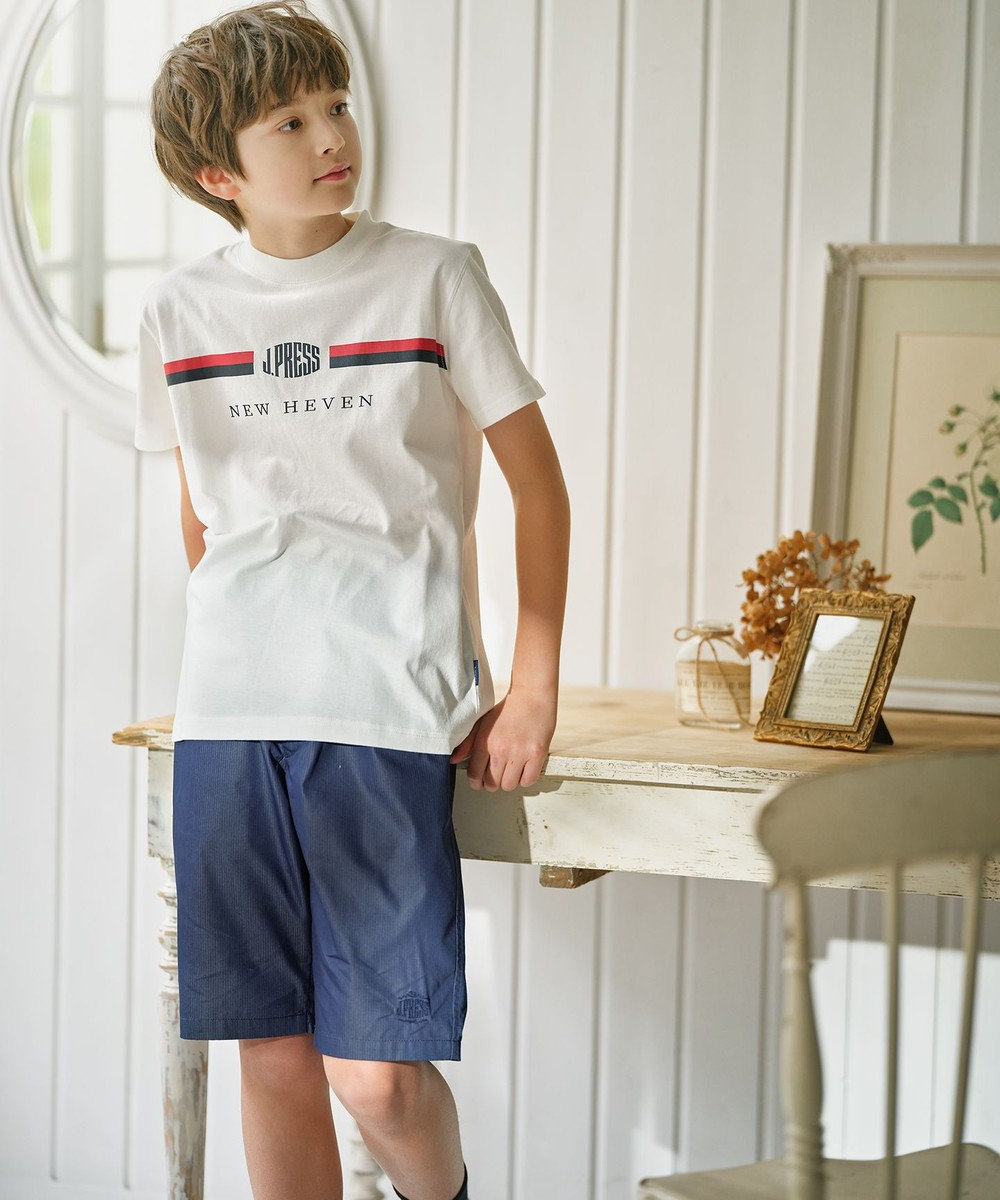 110-130cm】ライン 半袖Tシャツ / J.PRESS KIDS | ファッション通販