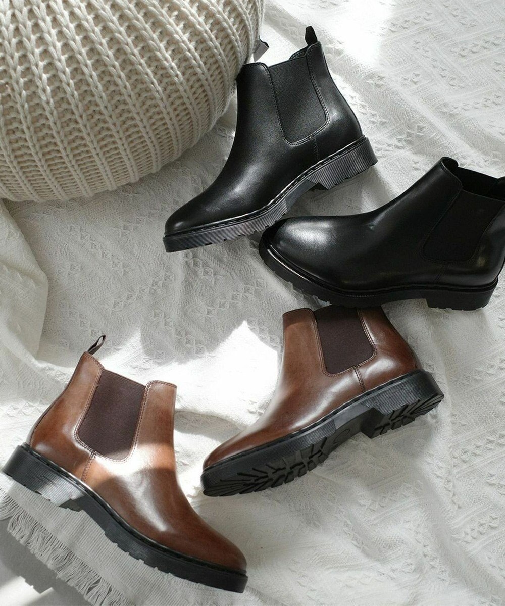 Pointer 本革防滑サイドゴアブーツ 