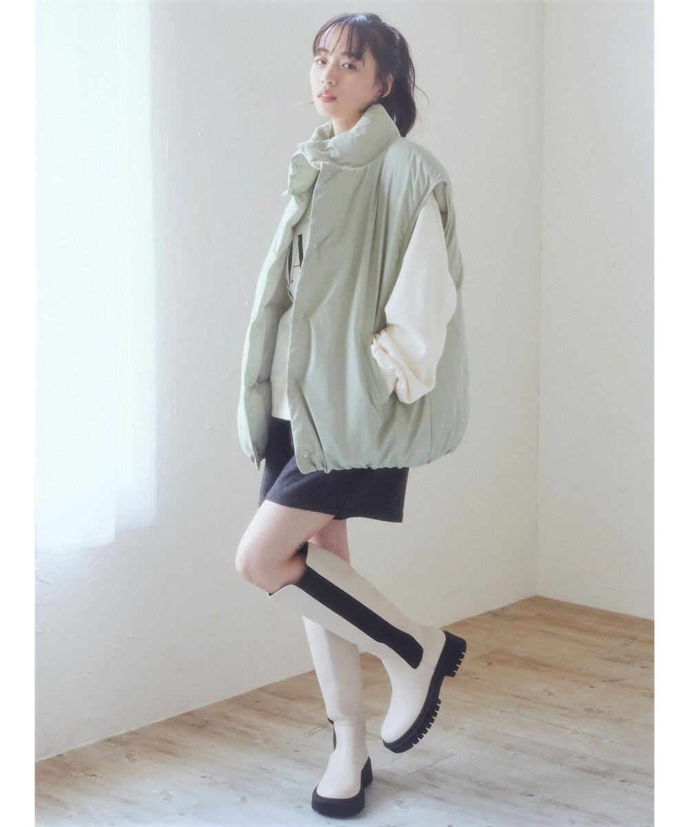 earth music&ecology パファーベスト 