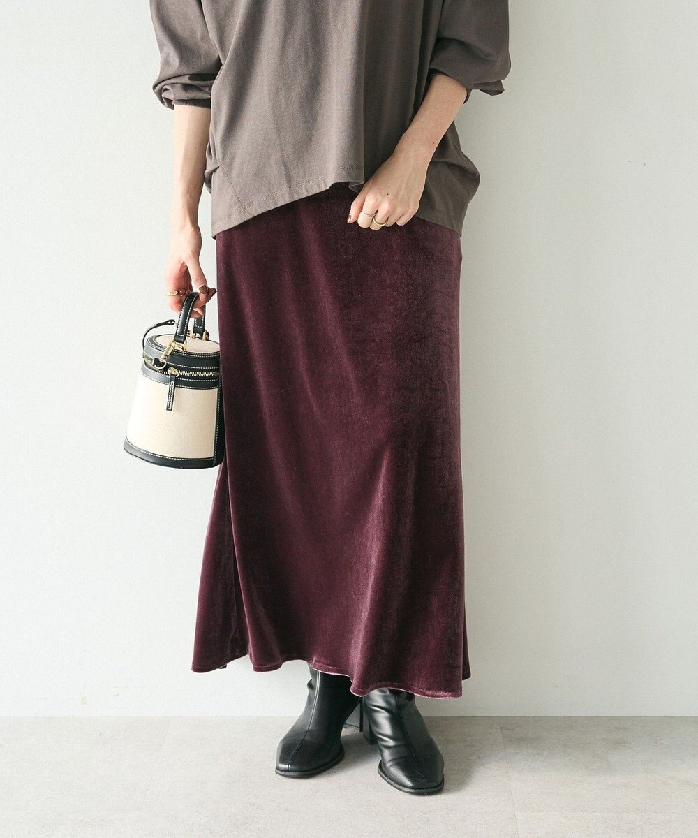 CRAFT STANDARD BOUTIQUE ベロアマーメイドスカート 