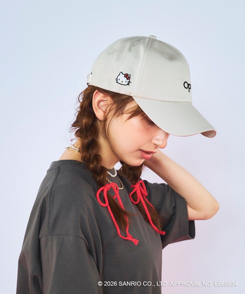 OP／FILA 【Ocean Pacific×ハローキティ】ワンポイントキャップ 