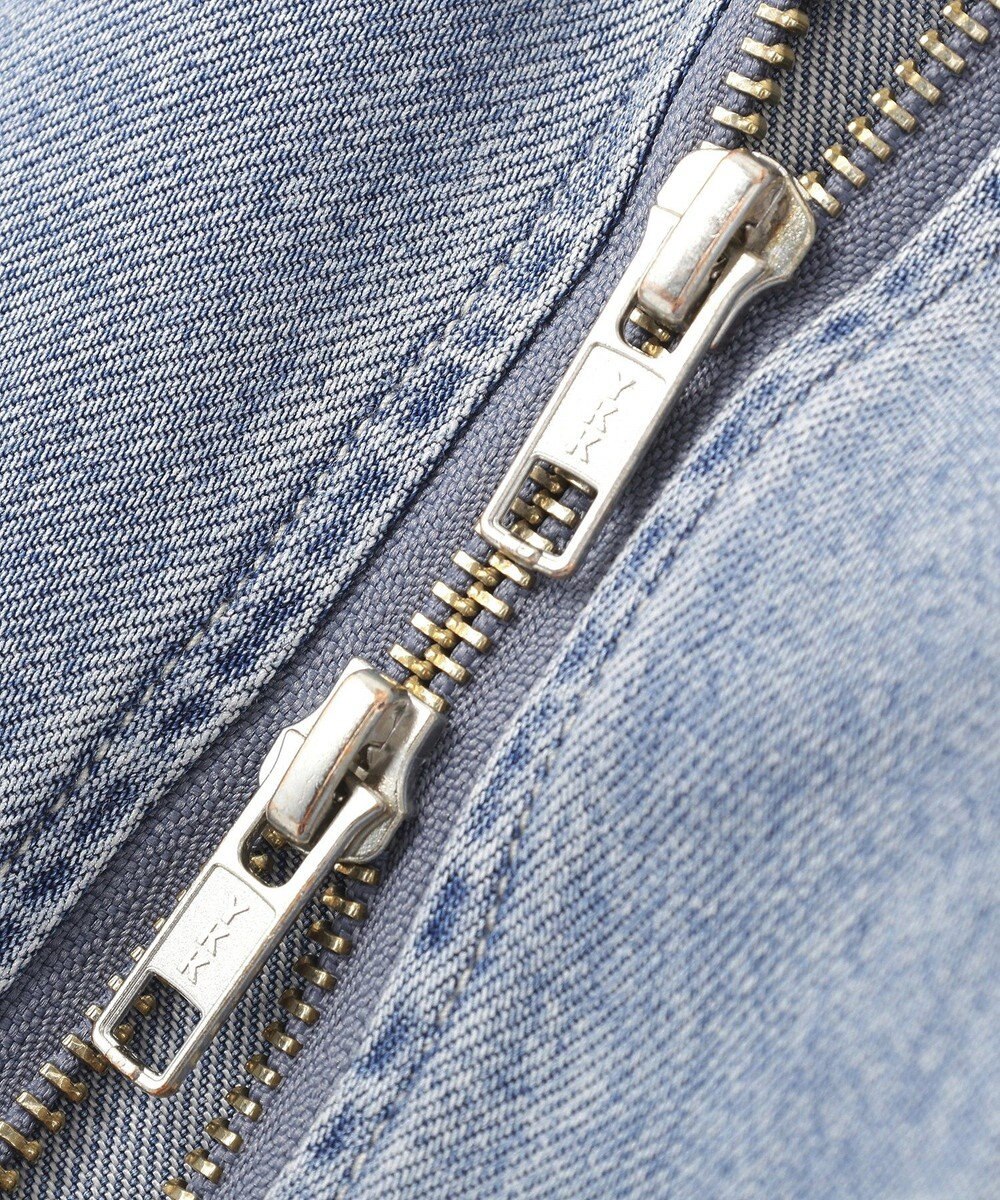 earth music&ecology ダブルジップデニムキャミワンピース 