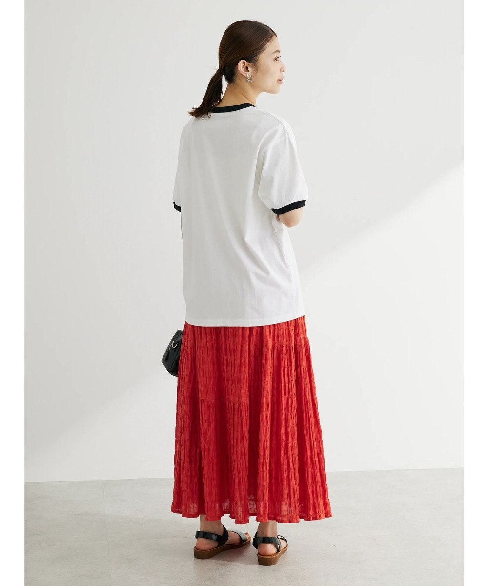 Green Parks Ｉ　段違いギャザーロングスカート 