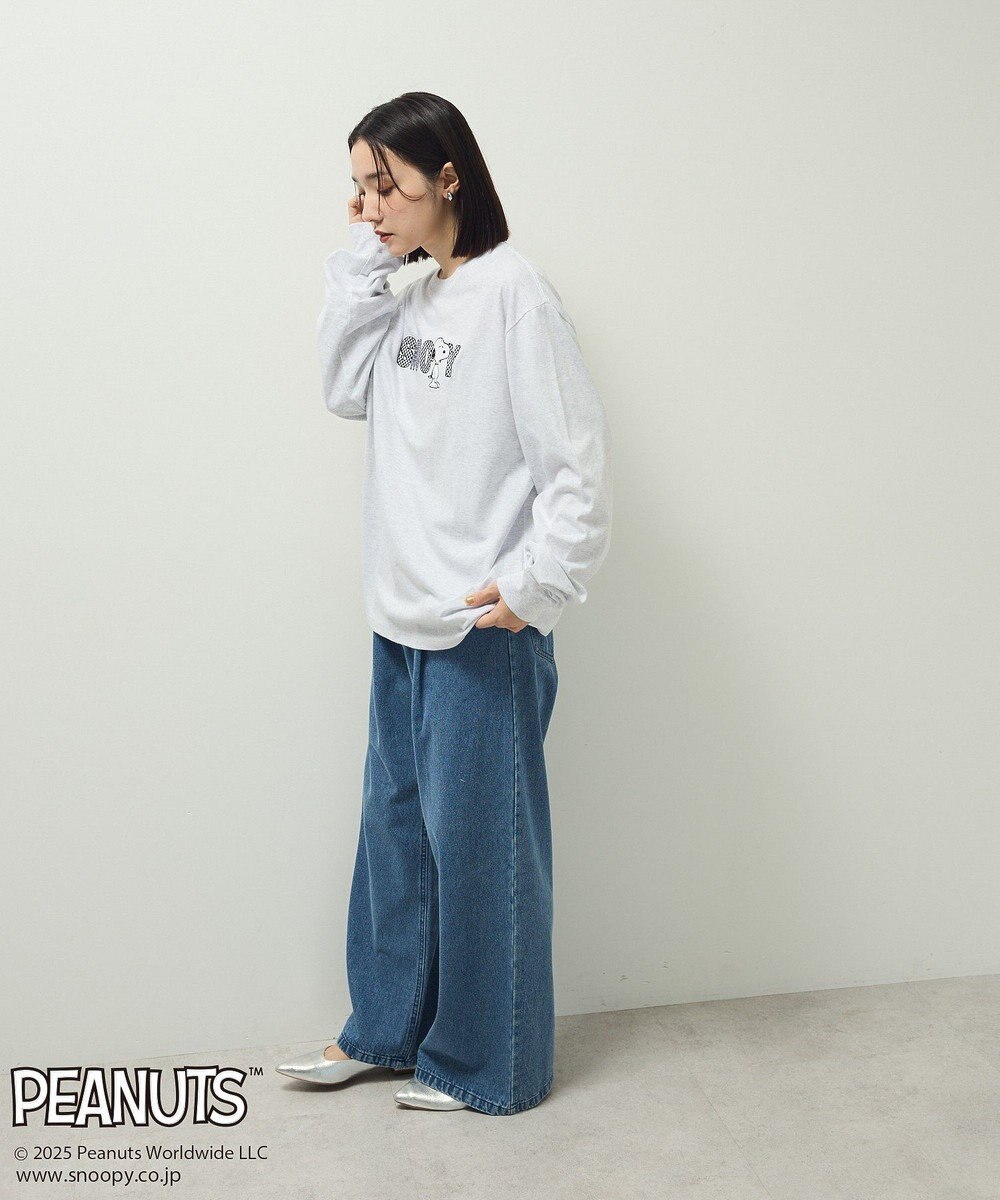 Green Parks ■PEANUTS クロスステッチロンTEE 