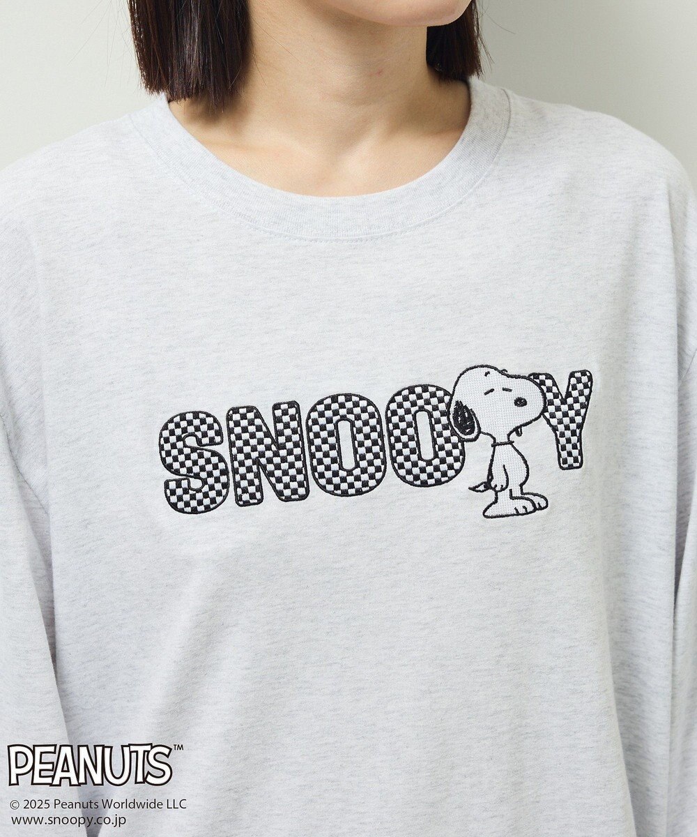 Green Parks ■PEANUTS クロスステッチロンTEE 