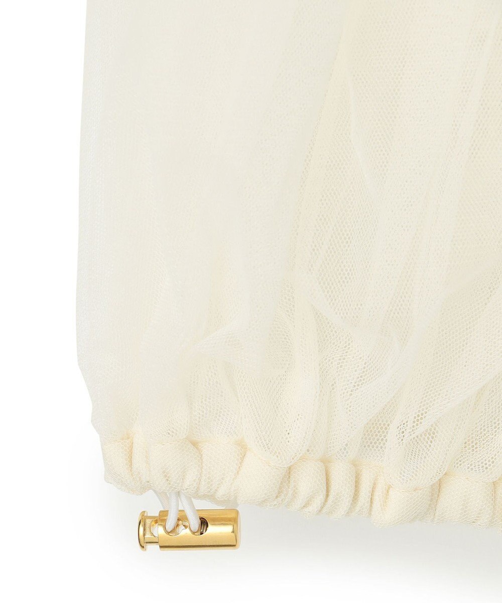 GRACE CONTINENTAL ギャザーチュールブルゾン 