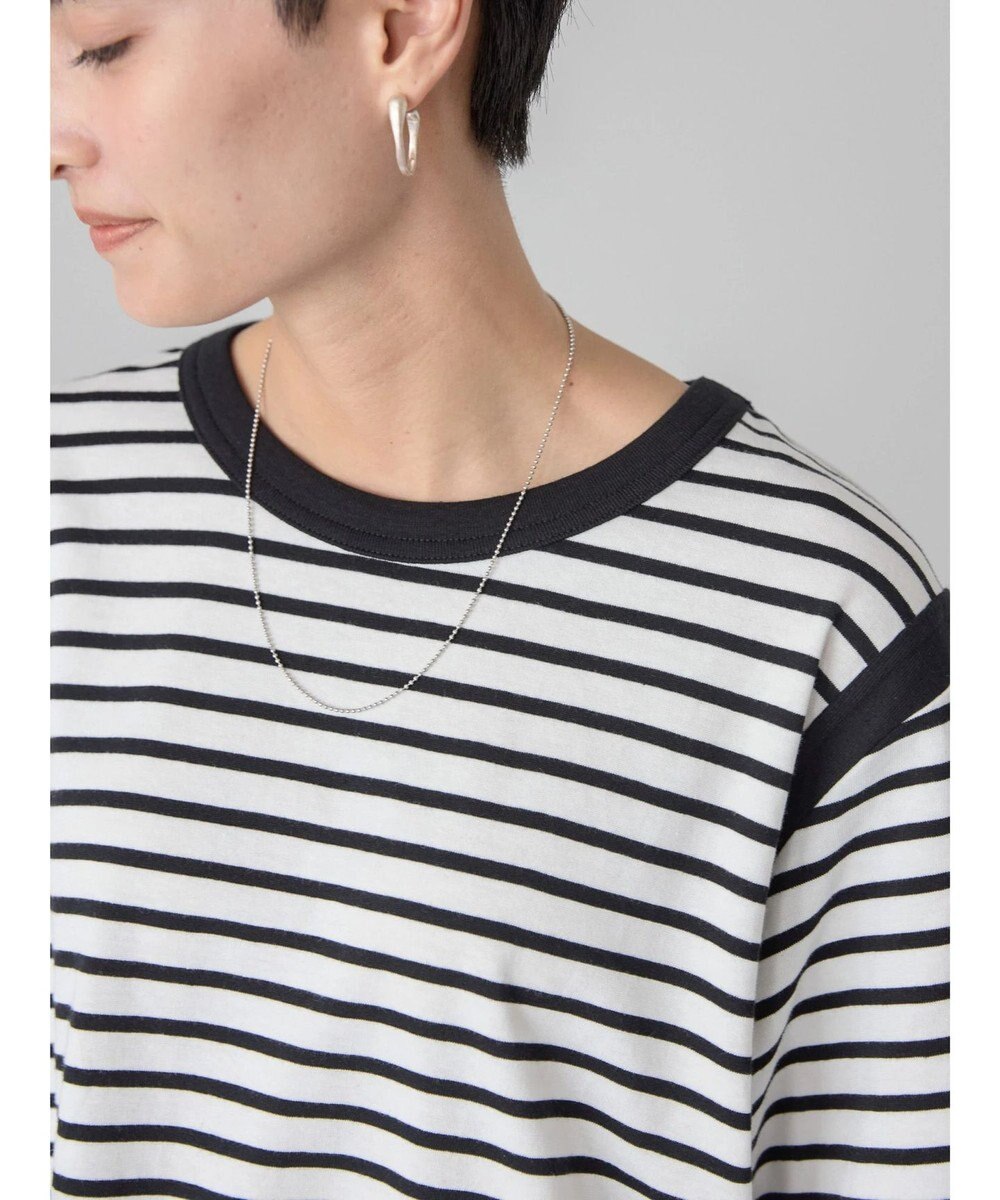 AMERICAN HOLIC バイカラーボーダーカットプルオーバー 