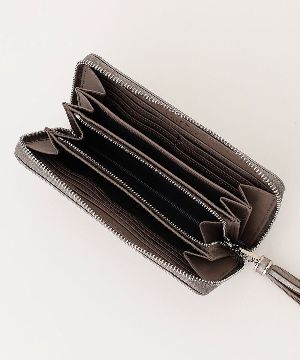 LA BAGAGERIE シープキルティング　ラウンドウォレット 