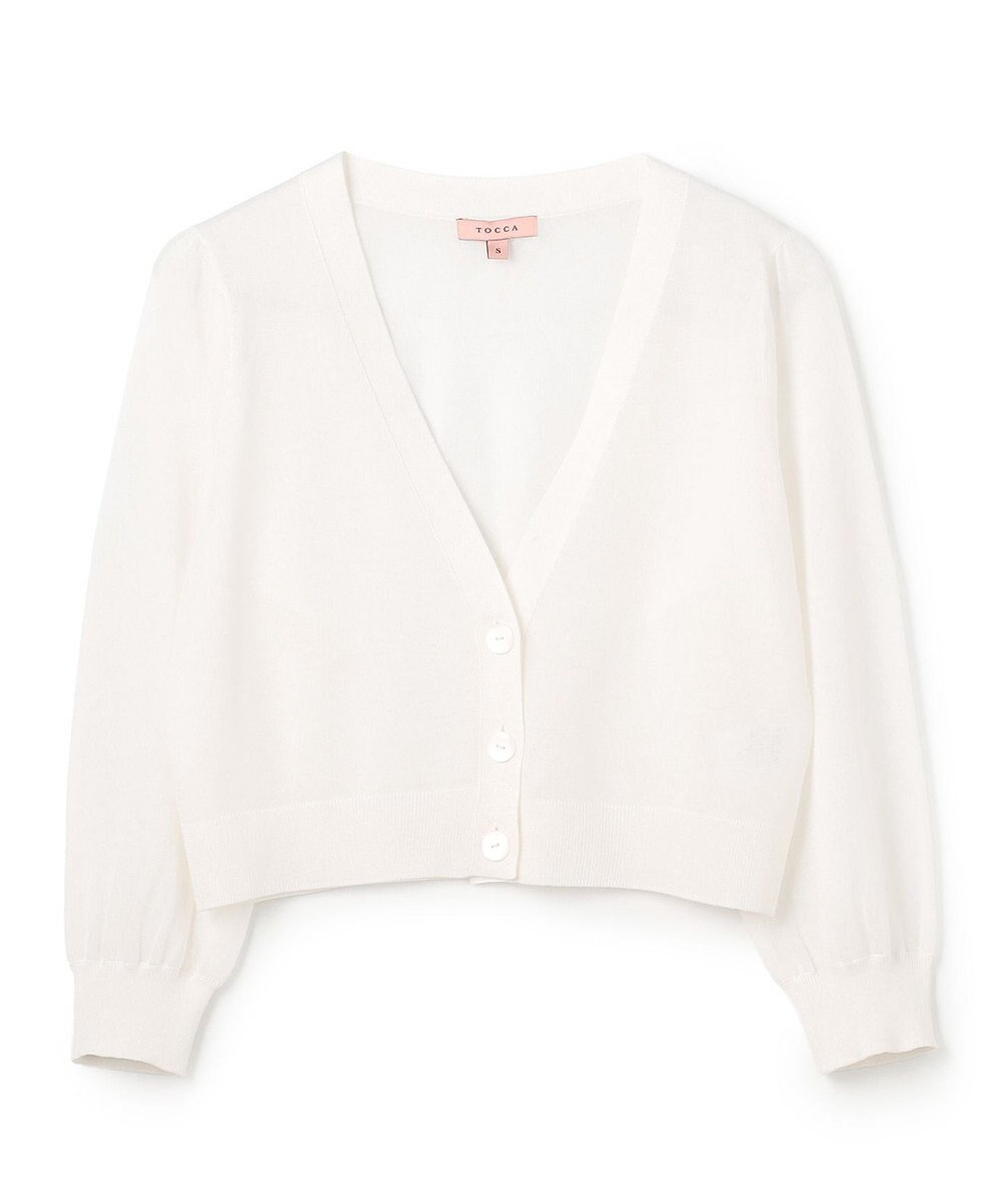 TOCCA 【星風まどかさん着用】SHEER CARDIGAN カーディガン 
