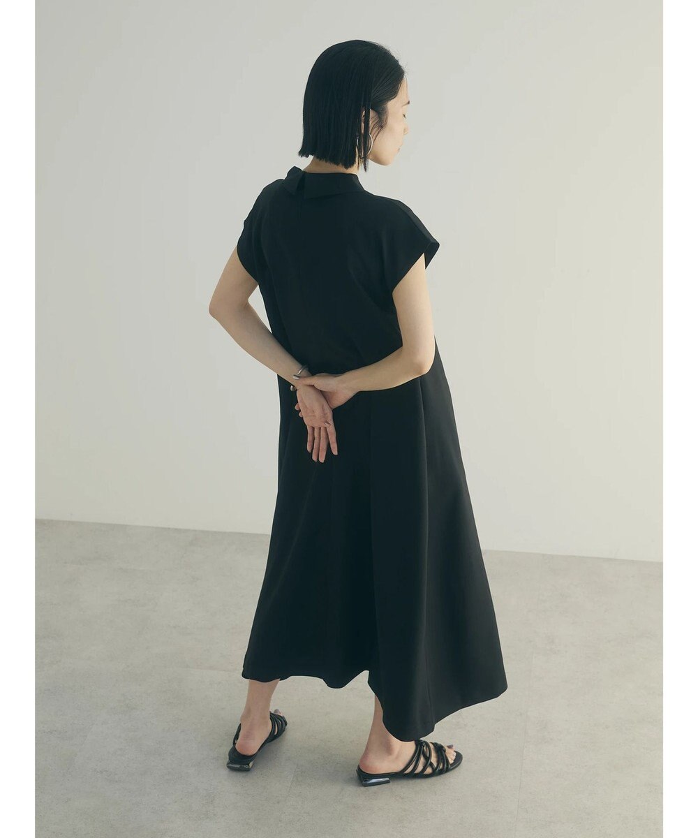 Green Parks armonia.襟付きフレアワンピース 