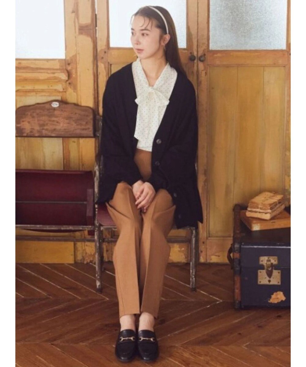 earth music&ecology サイドスリットルーズＶネックカーディガン 