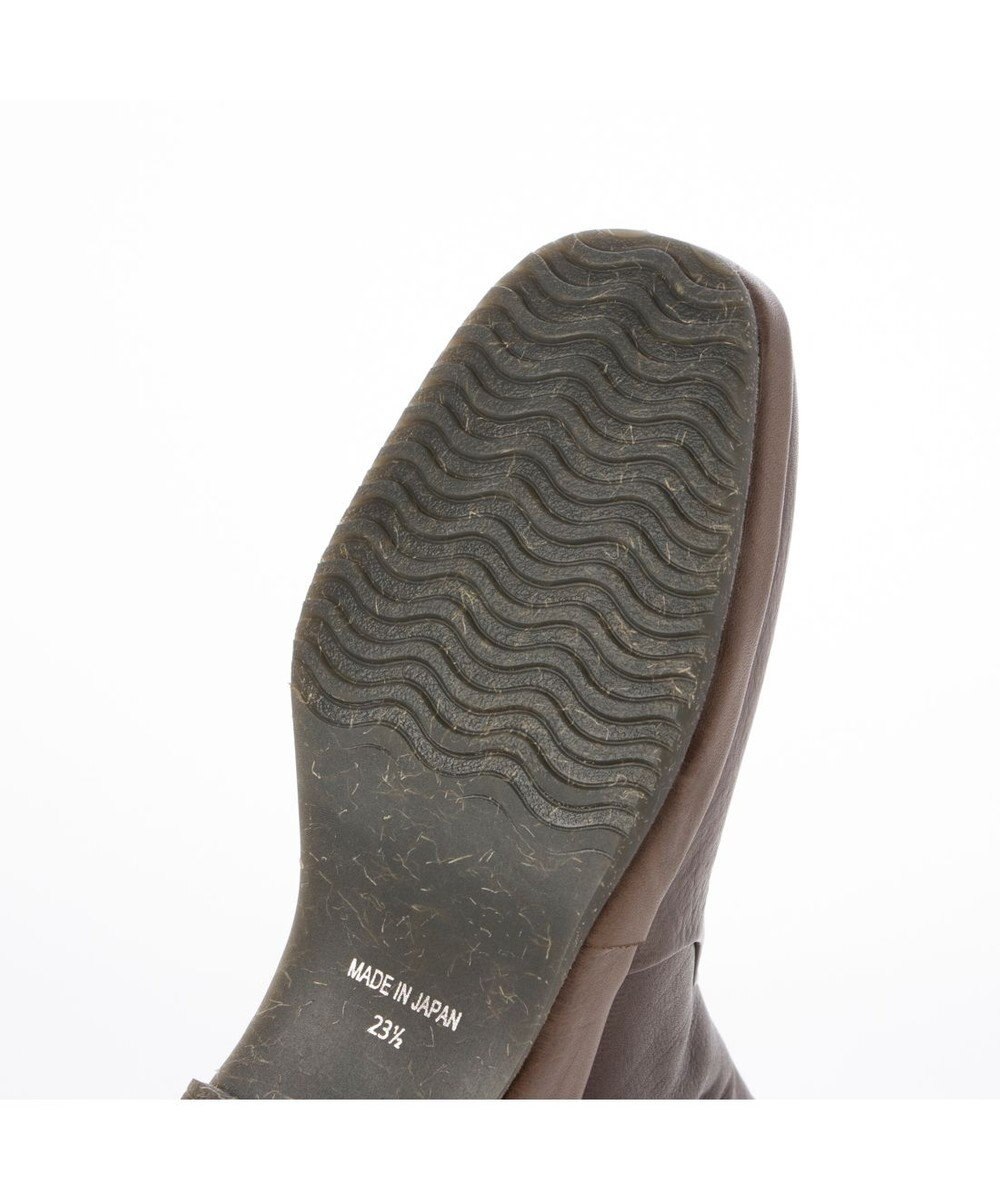 MODE ET JACOMO <D'ICI>ウェッジソールスクエアトゥブーツ 