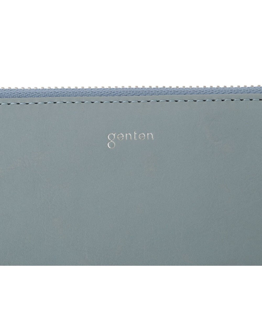 genten 【福財布】アルモニア L字ファスナー長財布 