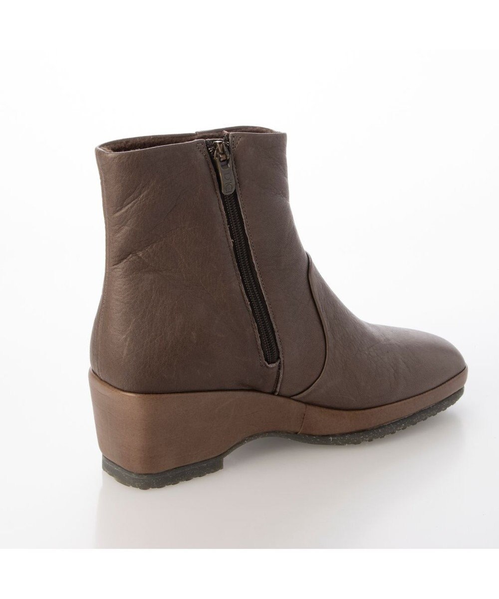 MODE ET JACOMO <D'ICI>ウェッジソールスクエアトゥブーツ 