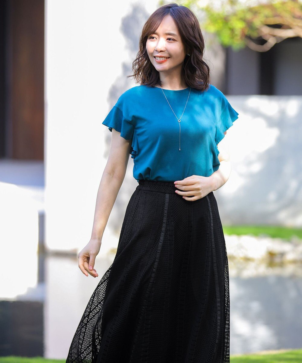 Tiaclasse ラインレーススカート 