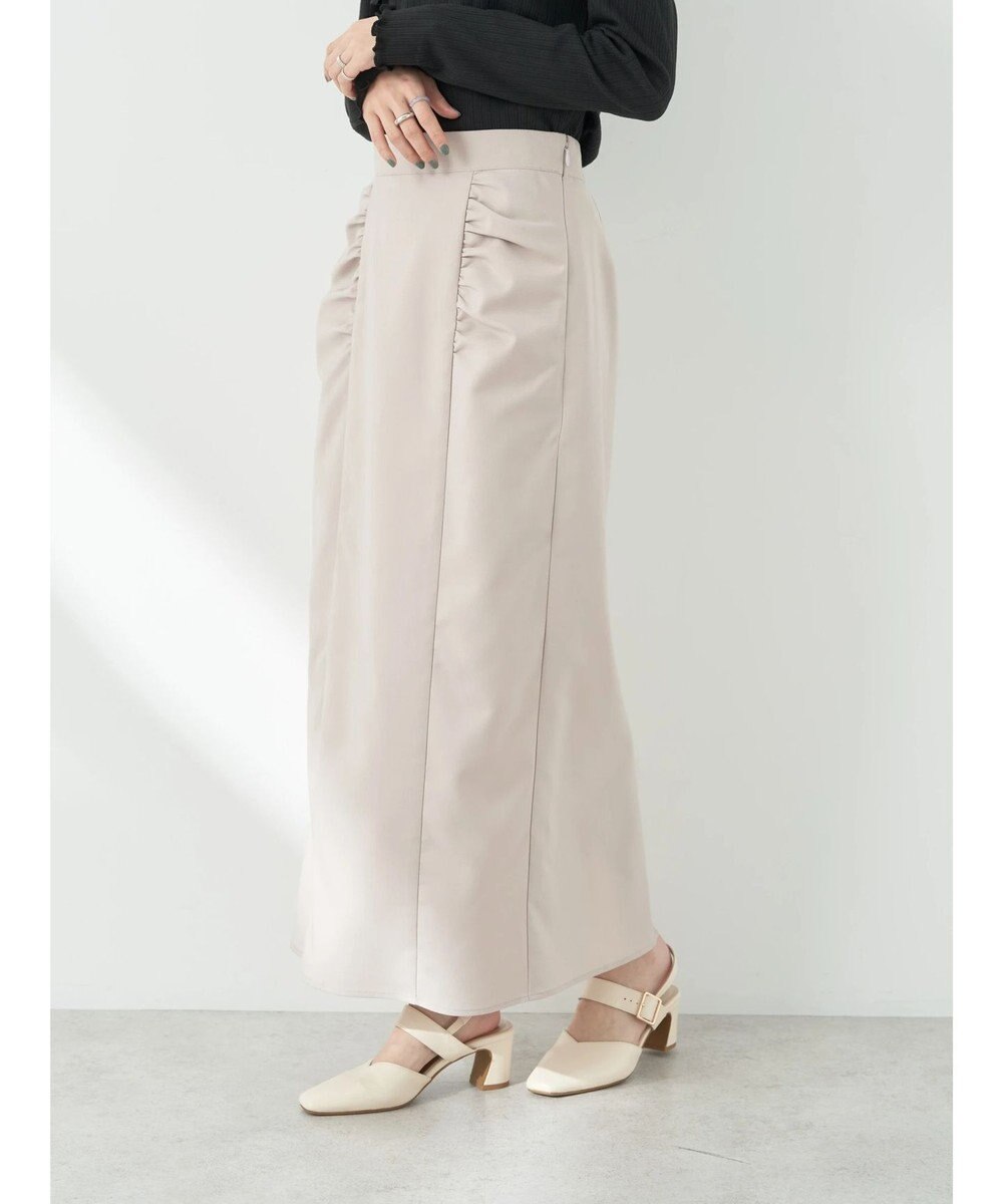 earth music&ecology ギャザーナロースカート 