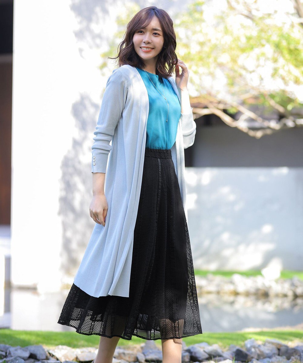 Tiaclasse ラインレーススカート 