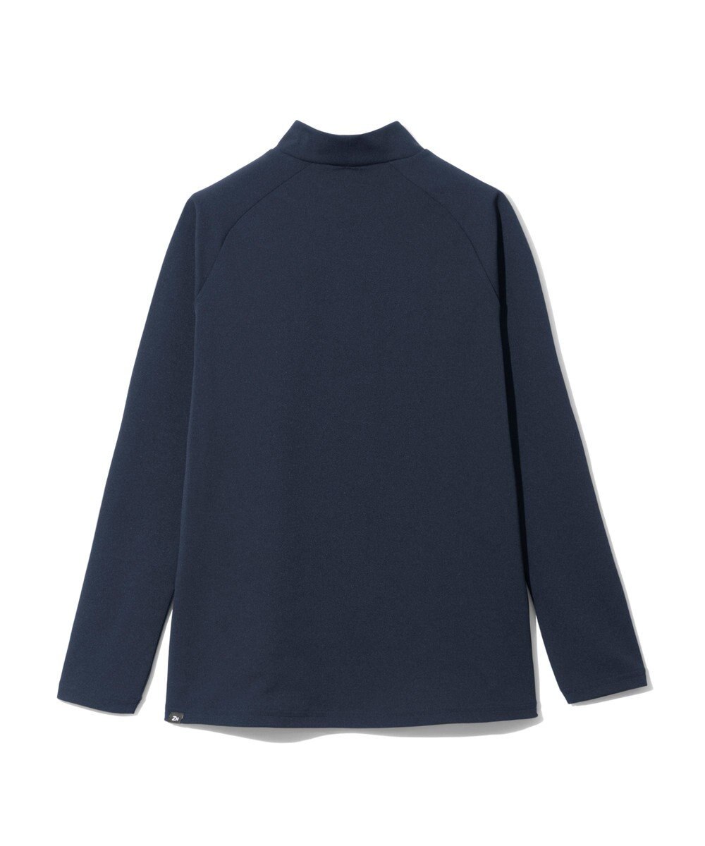 ZERO HALLIBURTON 【雑誌掲載・吸汗速乾・UVケア】 鹿の子 モックネックロングシャツ ZHG-W4A 1b 82872 ゴルフウェア 