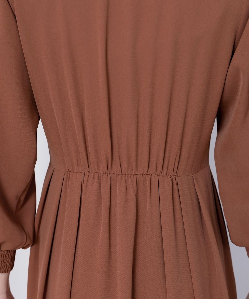 Tiaclasse L 【洗える】シンメトリープリーツワンピース 