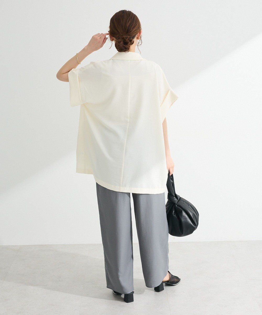 Green Parks 接触冷感ウエストレイヤードツイルパンツ 