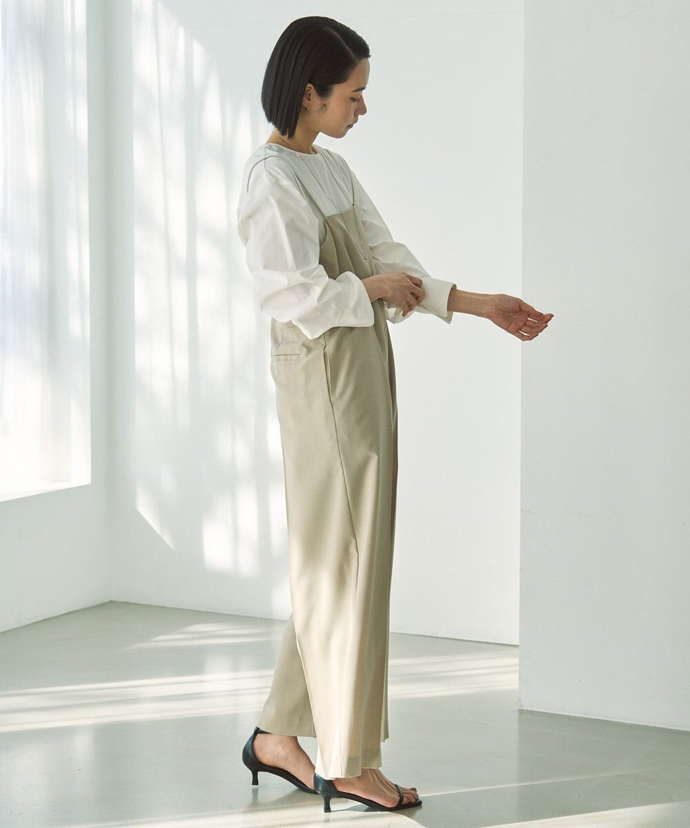 UNFILO ノーカラーコンフォートシャツ 