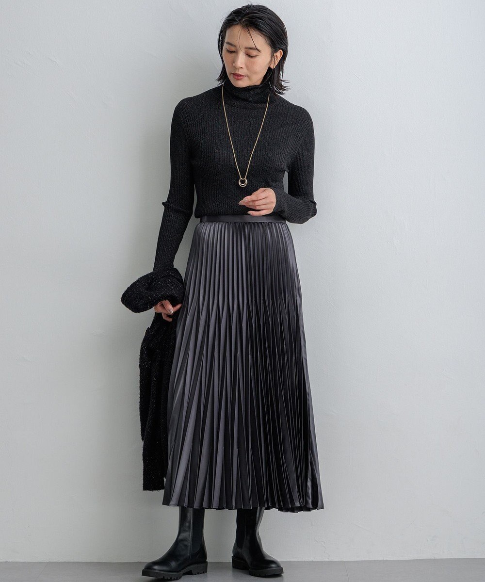 23区 【洗える】シアーラメタートル ニット 