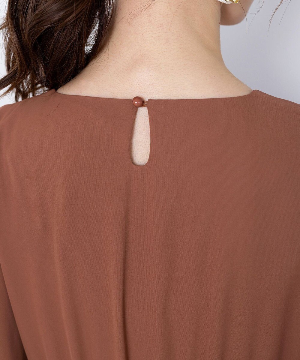 Tiaclasse L 【洗える】シンメトリープリーツワンピース 