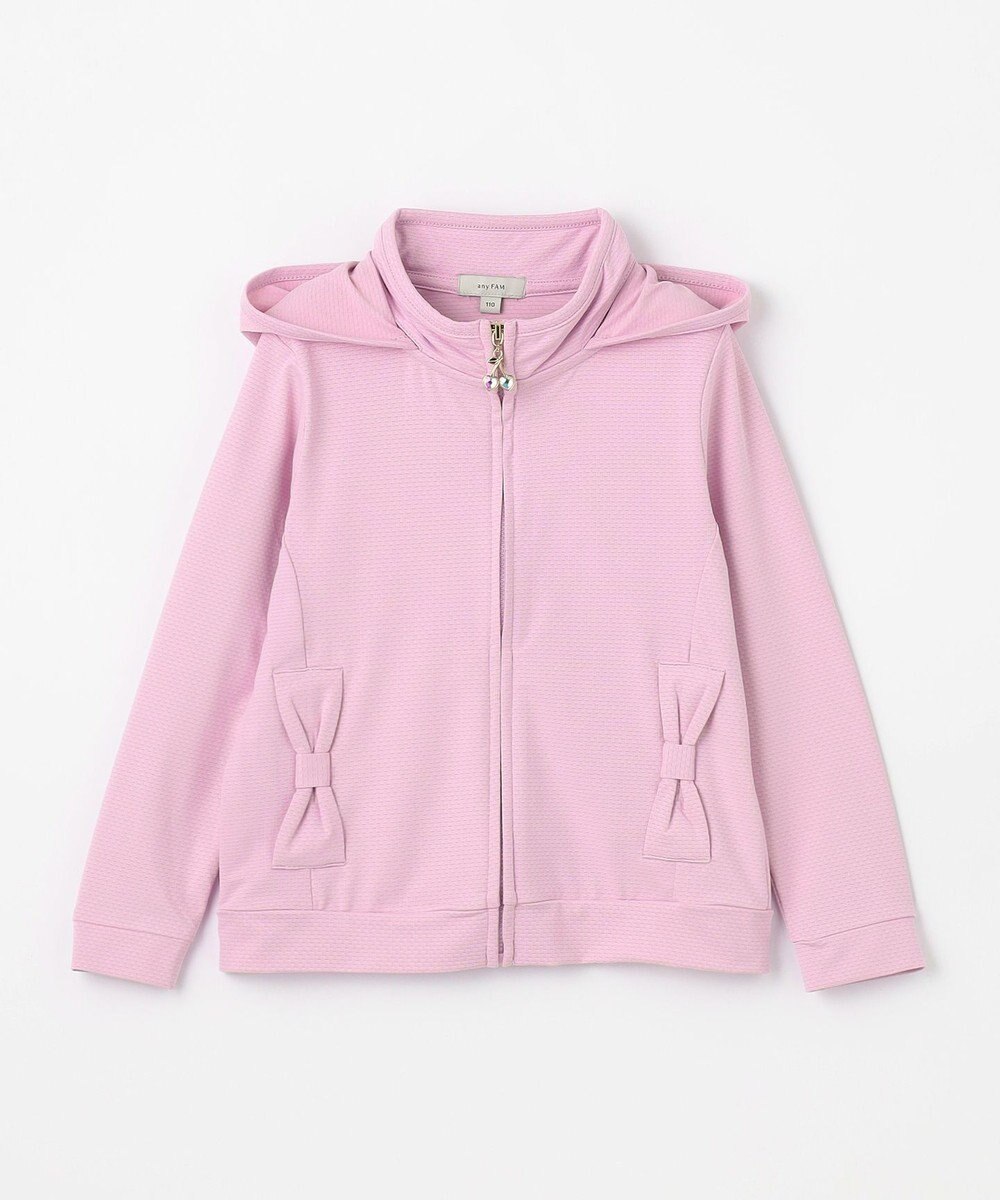 ANY KIDS UVカット リボンパーカー 