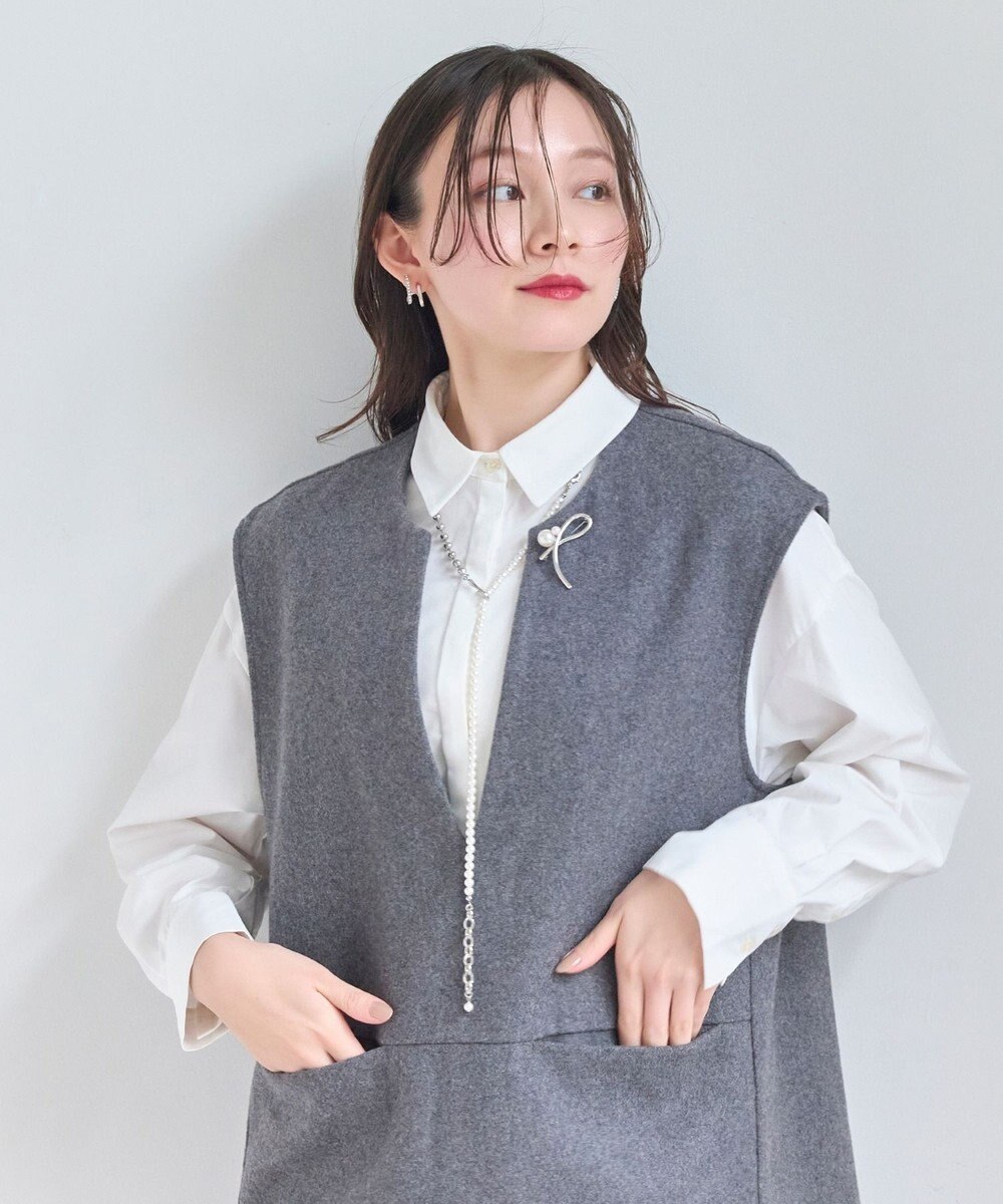 Phoebe マルチwayメタルボール×パールネックレス 